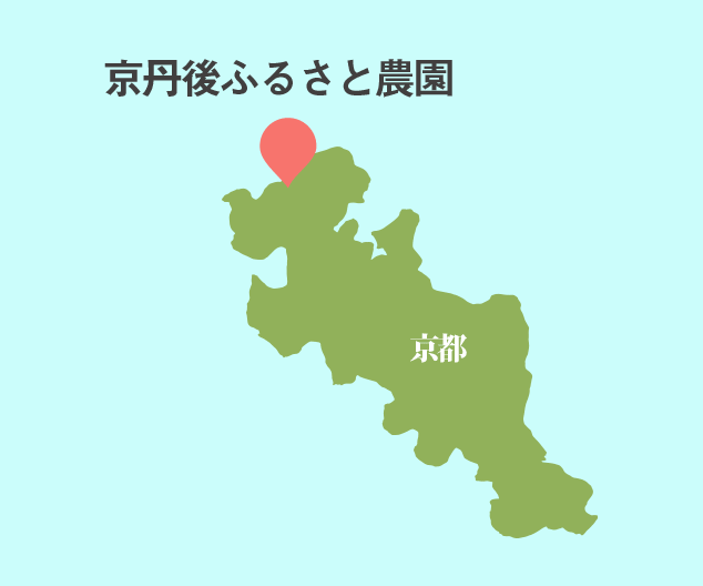 京都、ふるさと農園の地図
