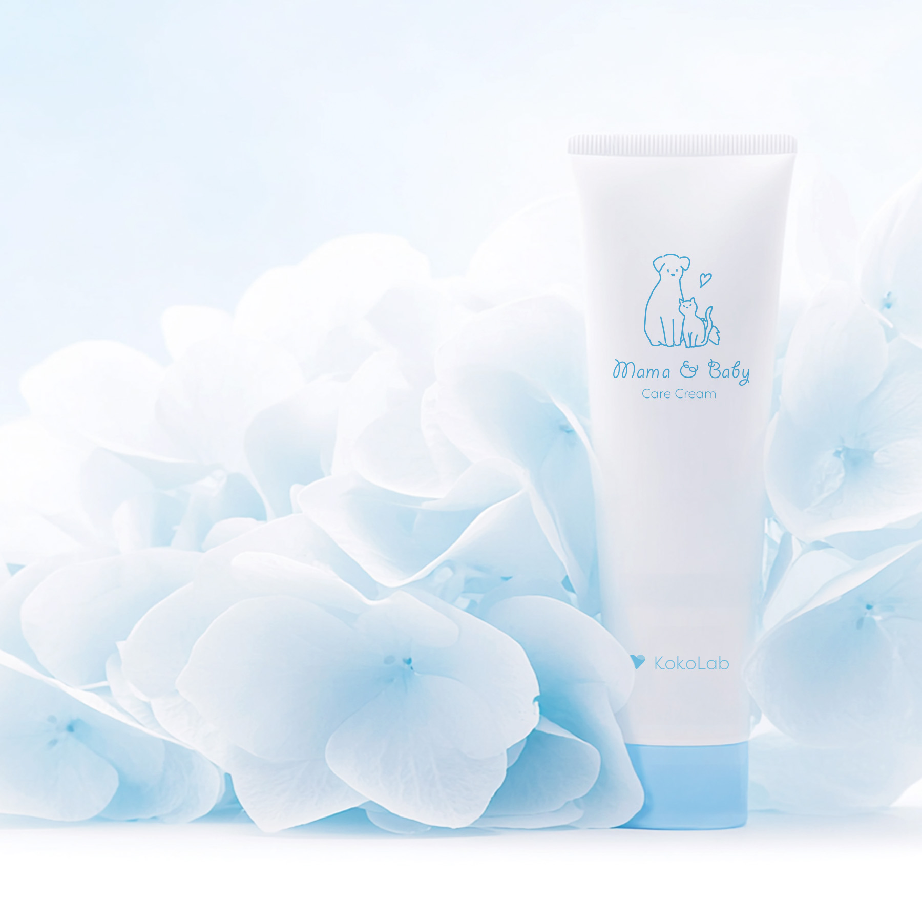 こころからだあんしんラボ　新品未使用　ママ&ベビーケアクリーム　180g ママ＆ベビーケアクリーム【乳酸菌7500億個配合】赤ちゃんから