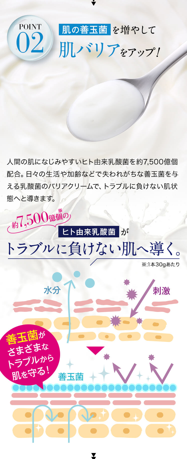 バリア機能アップ！