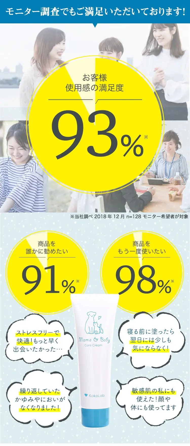 モニター様の声