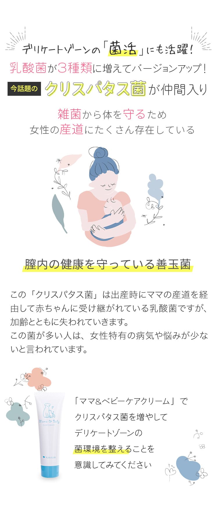 クリスパタス菌が新しく配合されました!