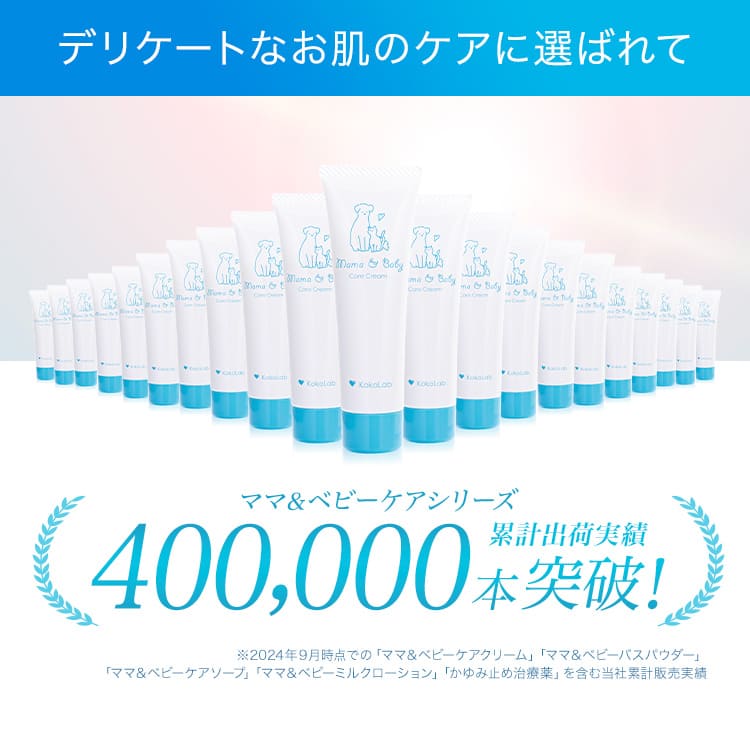 累計出荷実績400,000本突破！