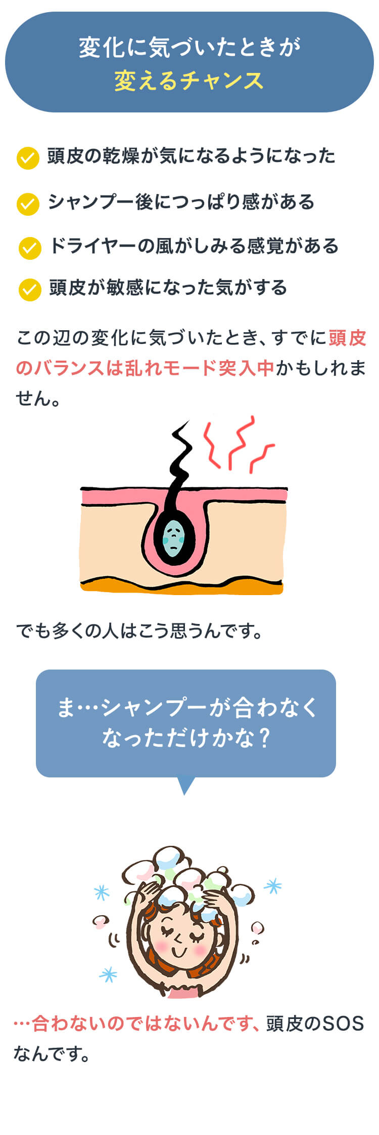 変化に気づいた時が変えるチャンス
