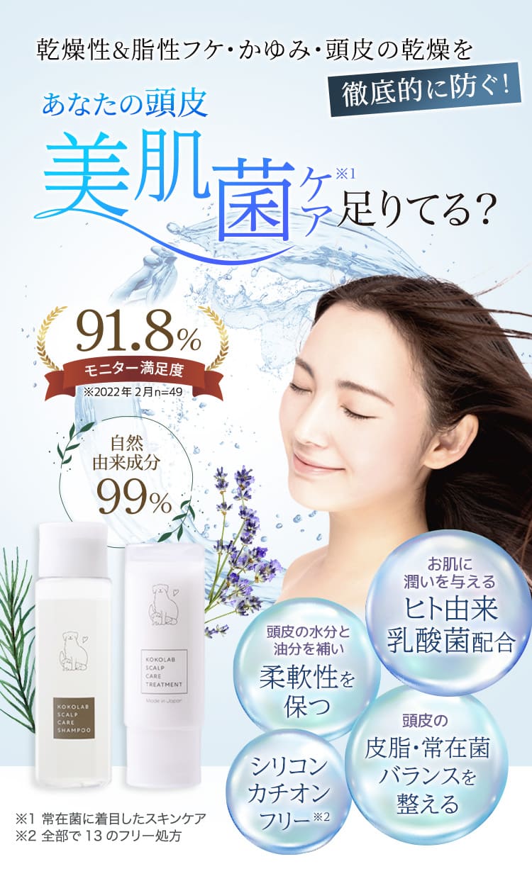 ここラボスカルプケアシャンプーについて